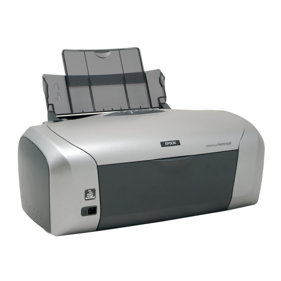 Epson Stylus Photo R220 Start Here Manual