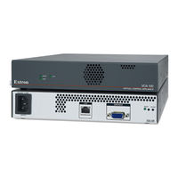 Extron electronics VCA 100 Setup Manual