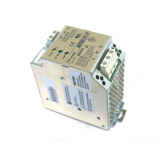 Lambda DLP/E Series Rail Power Supply Manuals