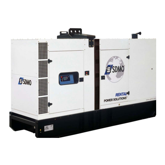 SDMO RENTAL POWER R550C2 Generator Manuals