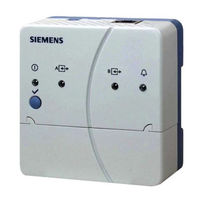 Siemens OZW672 Series Commissioning Instructions