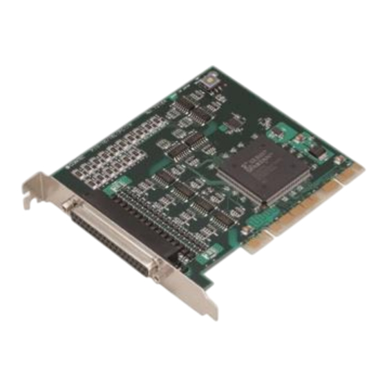 Contec PIO-16L(PCI)H Quick Start Manual