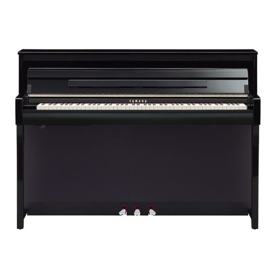 Yamaha Clavinova CLP- 775 Owner's Manual