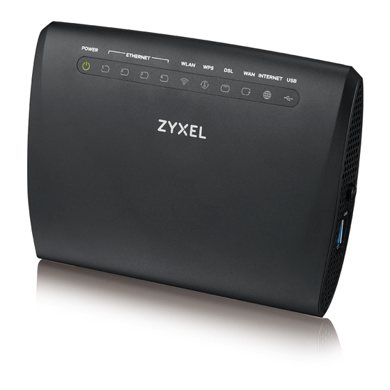 ZyXEL Communications N VDSL2 Quick Start Manual