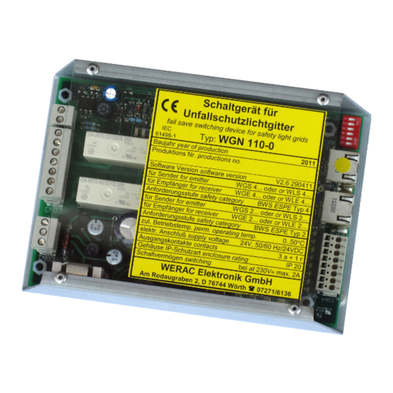Werac SAFETY 40 Technical Description
