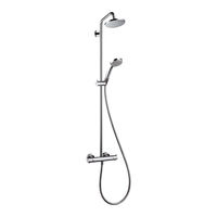 Hans Grohe Croma Showerpipe 27169000 Instructions For Use/Assembly Instructions