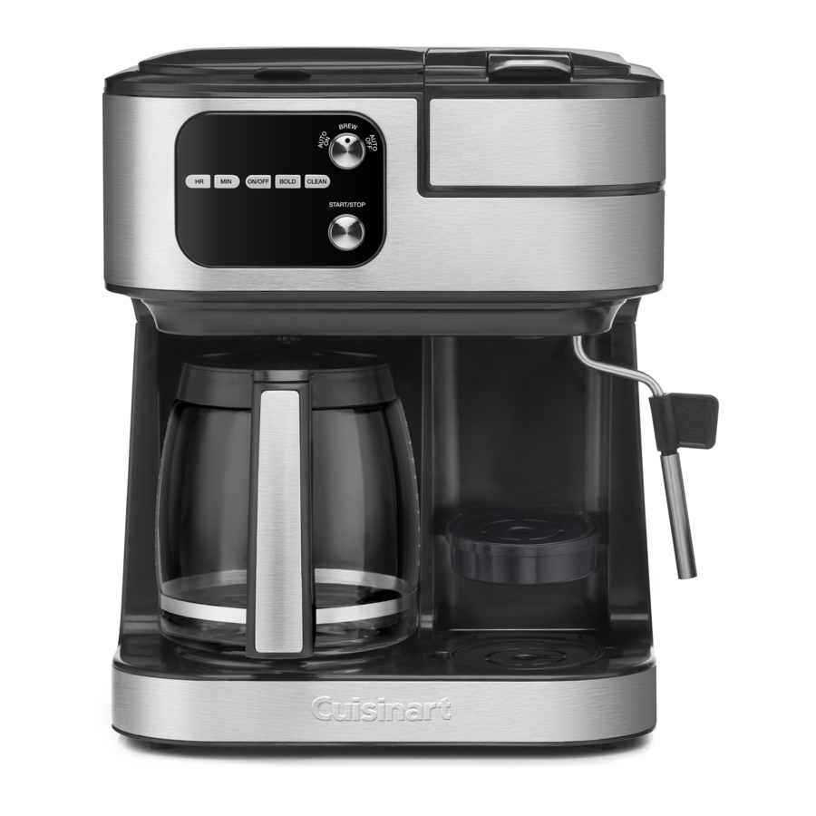 Cuisinart SS-4N1 Series - Coffee Center Barista Bar 4-in-1 Coffeemaker Manual