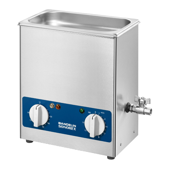 BANDELIN SONOREX RK 31 Service Instructions Manual