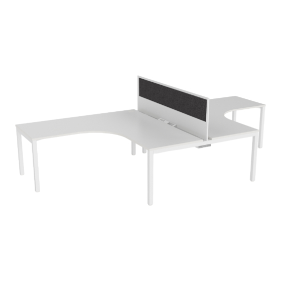 Workspace48 Axis Workstation 2Pod (T-Shape) Installation Manual
