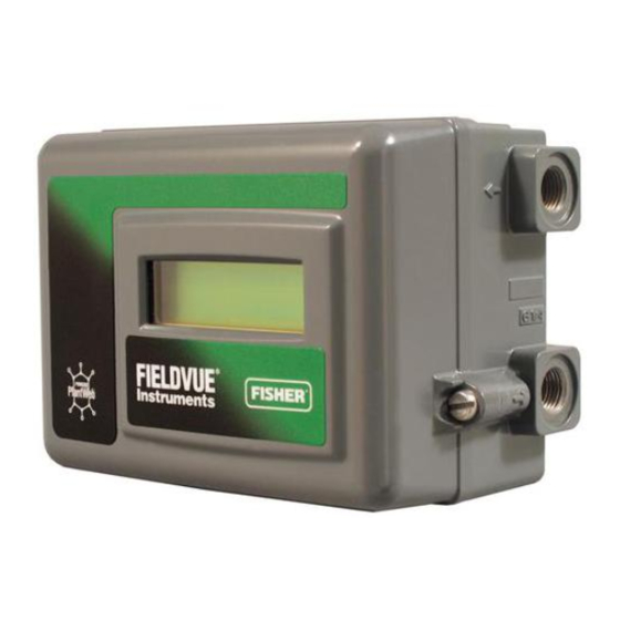 Fisher FIELDVUE DVC2000 Quick Start Manual