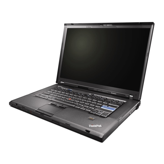 Lenovo ThinkPad T500 User Manual