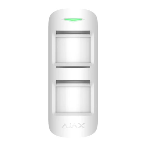 AJAX Systems MotionProtect Outdoor Manual