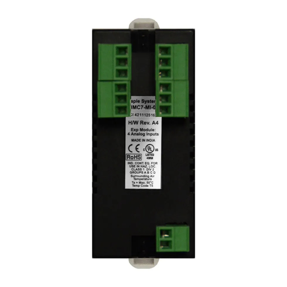 Maple Systems HMC7-MI-02 Quick Start Manual