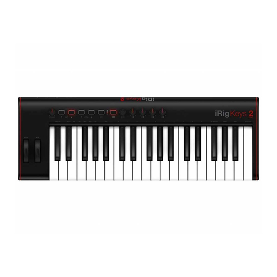 IK iRig Keys 2 Pro Manuals