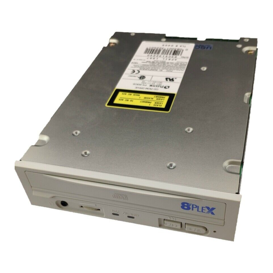 Plextor 8PL-3 Operation Manual