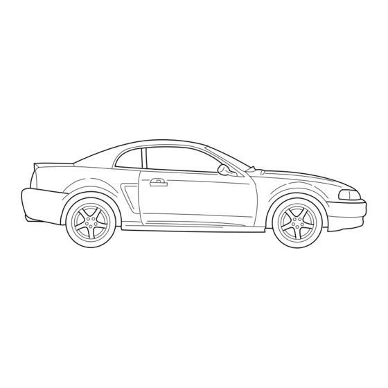 Ford SVT Mustang Cobra Owner's Manual