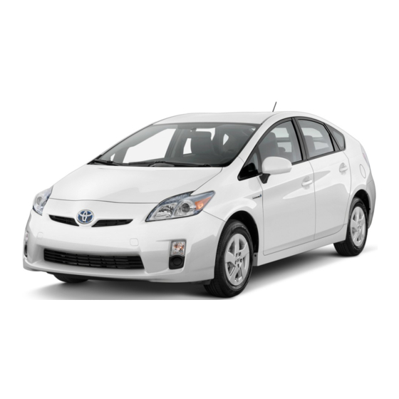Toyota 2010 PRIUS Emergency Response Manual