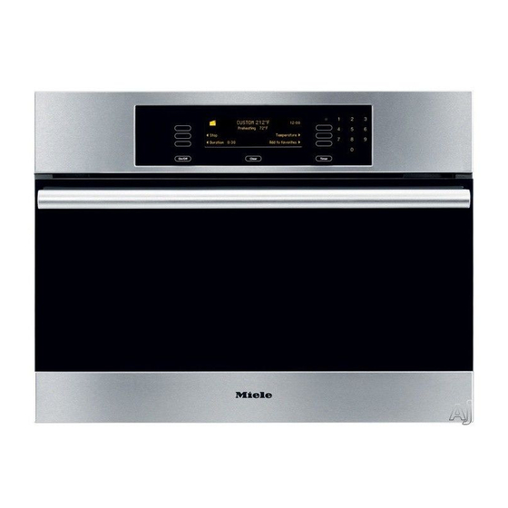 Miele DG 408 Series Technical Information