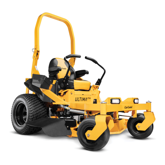 User Manuals: MTD Cub Cadet Ultima ZTX4 48 Mower