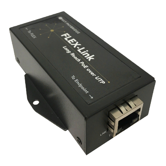 NVT Phybridge FLEX-Link Quick Start Manual