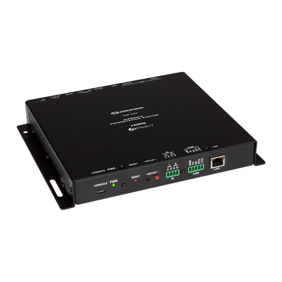 Crestron AirMedia 300 Do Manual