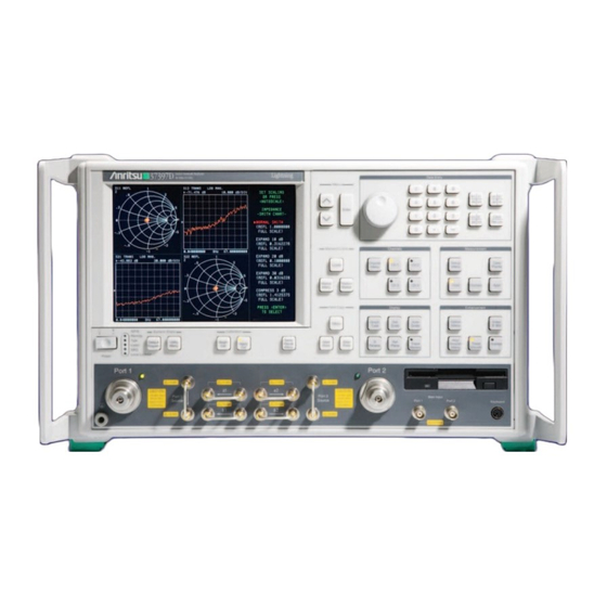 Anritsu 37 D Series Maintenance Manual