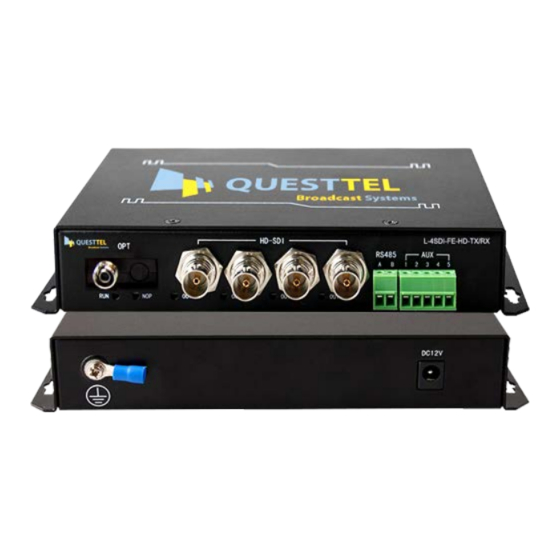 Questtel L-4SDI-FE-HD-TX User Manual