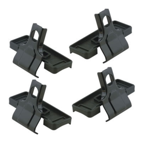 Thule Kit 1001 Fitting Instructions Manual