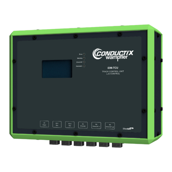 Conductix-Wampfler iDM-TCU Operating Manual