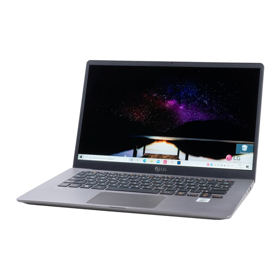 LG Gram 14Z90N-V Easy Manual