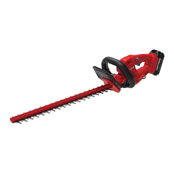 Craftsman CMCHT810 Instruction Manual