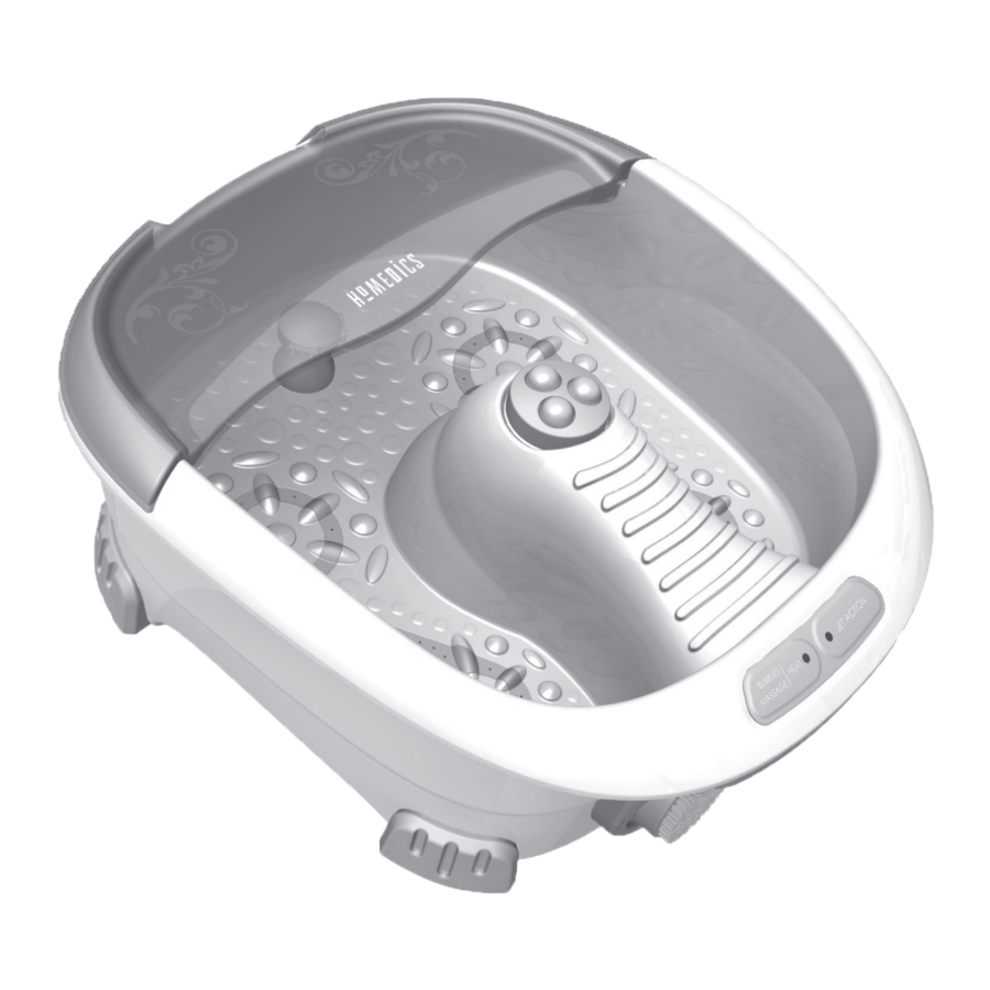 Homedics Jet Spa Elite FB-300 Manual