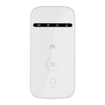 Zte MF65M Quick Manual