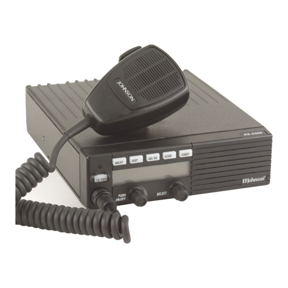 User Manuals: Johnson 5300 Series Mobile Radio Kit