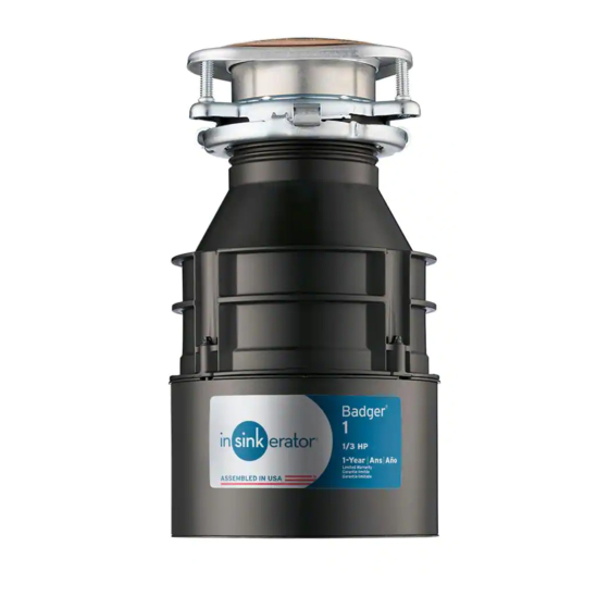 InSinkErator Badger 1 Manual