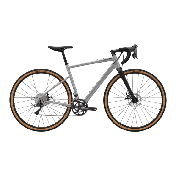 Cannondale Topstone Owner's Manual Supplement