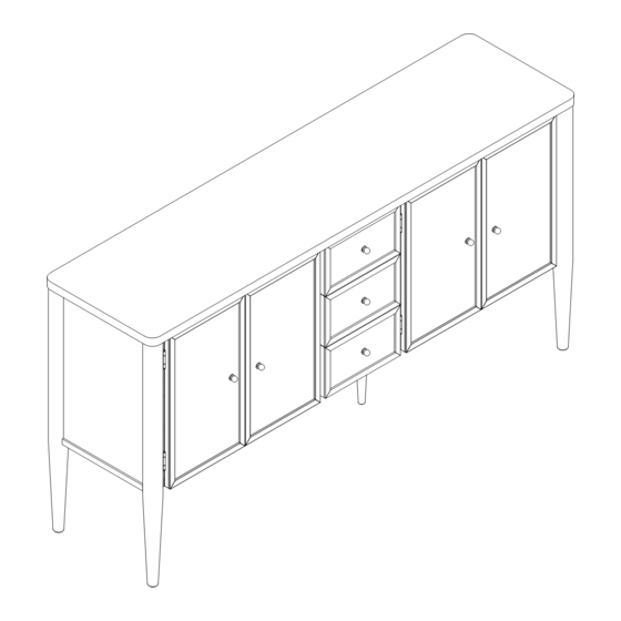 Living Spaces AUSTEN D2101-243 Assembly Instructions