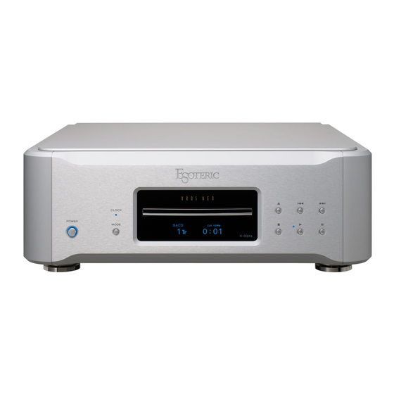 Esoteric K-03 Product Information