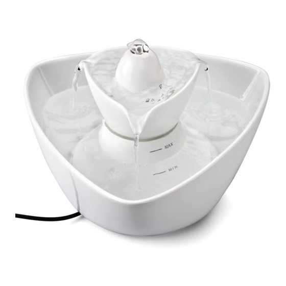 Drinkwell Ceramic Lotus Pet Fountain Operating Manual