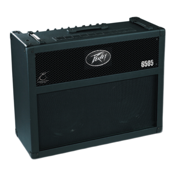 Peavey 6505 212 Combo Owner's Manual