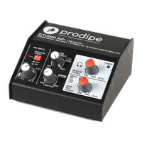 Prodipe Studio 22 plus User Manual