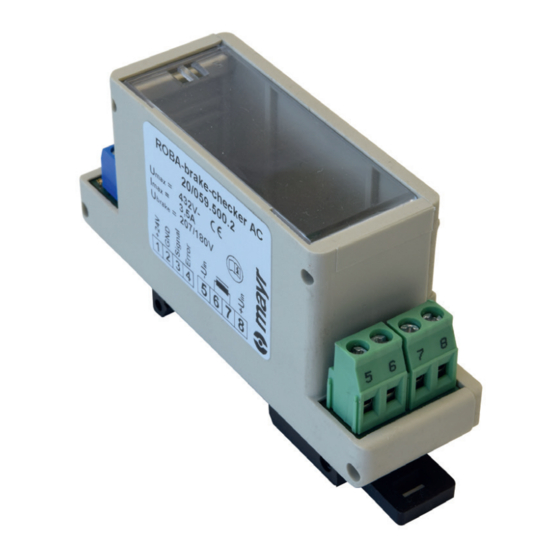 Mayr ROBA 059.500.2 Installation And Operational Instructions