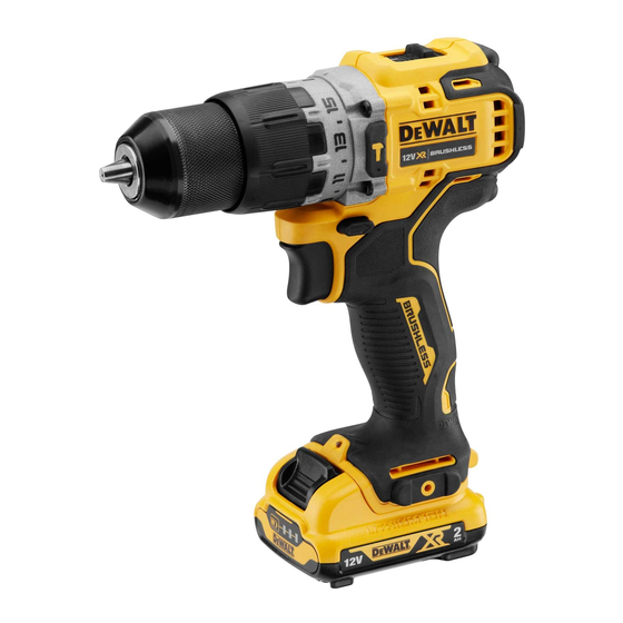 DeWalt XR LI-ION DCD706D2 Manual