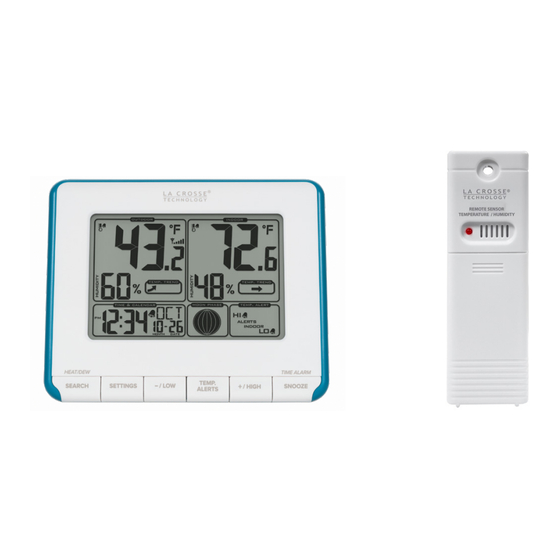 La Crosse Technology 308-1711BLv2 Setup Manual