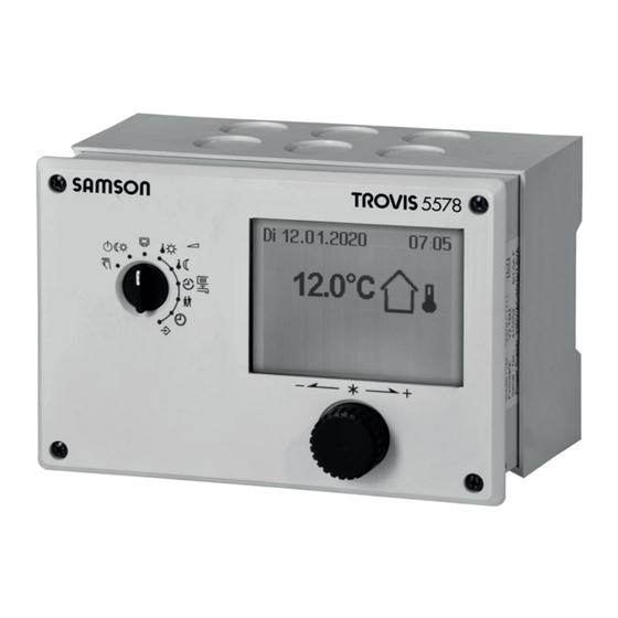 Samson TROVIS 5578-E Translation Of Original Instructions