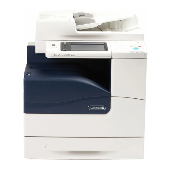 Fuji Xerox DocuPrint CM505 da User Manual