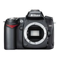 Nikon D90 DX - 12.3MP Digital SLR Camera User Manual