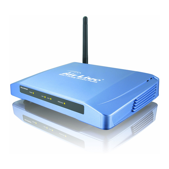 AirLive WLA-5200AP Quick Setup Manual