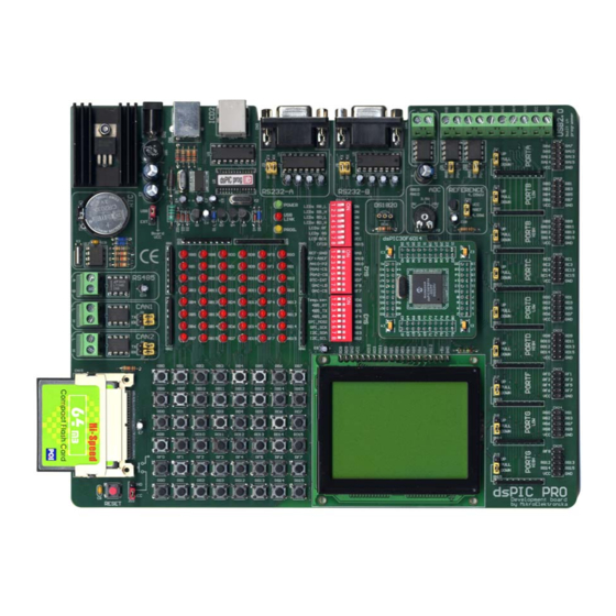 mikroElektronika dsPICPRO User Manual