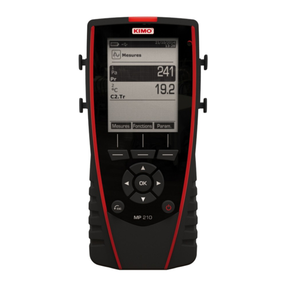 Kimo Instruments MP210 User Manual